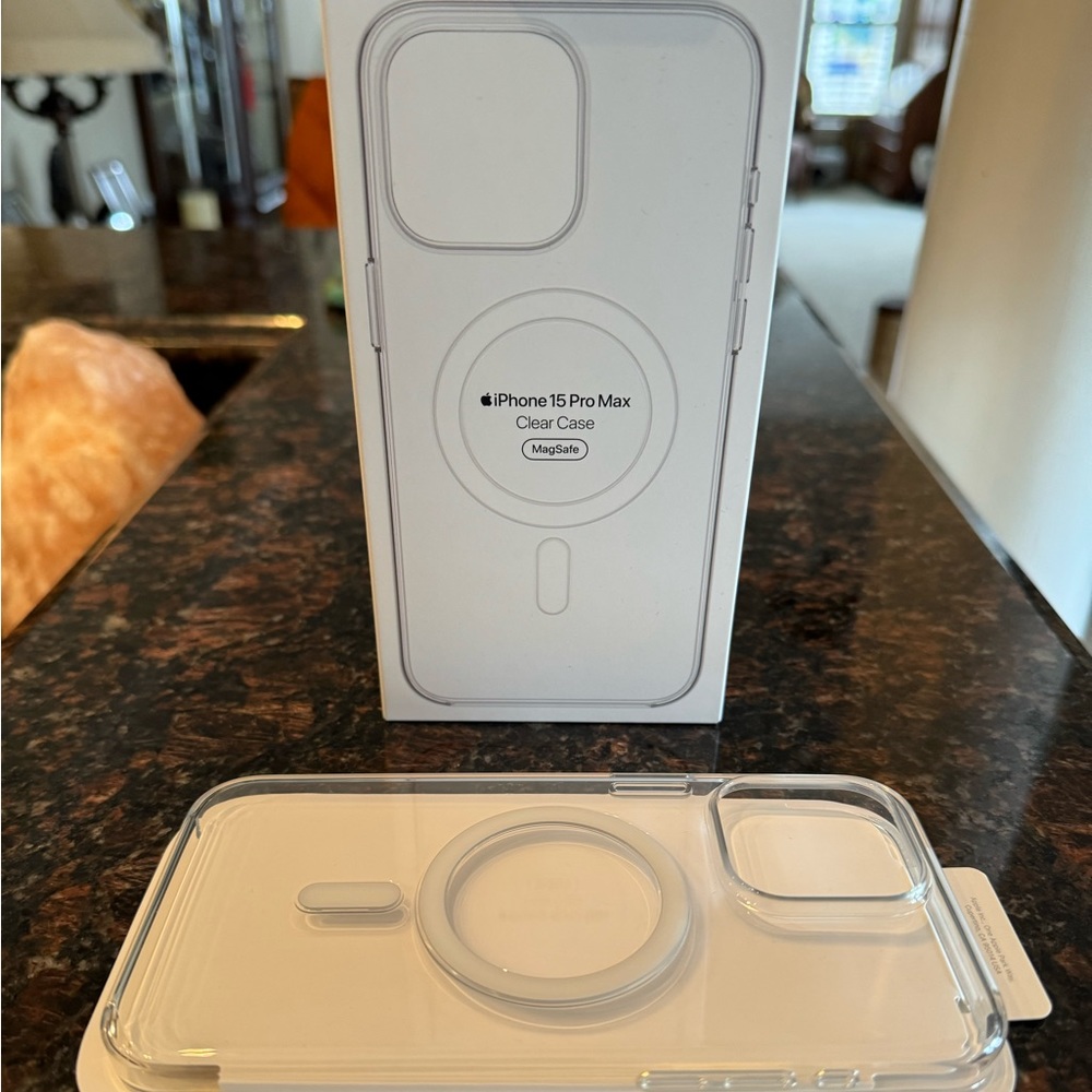 iPhone 15 Pro Max clear case. New with box.